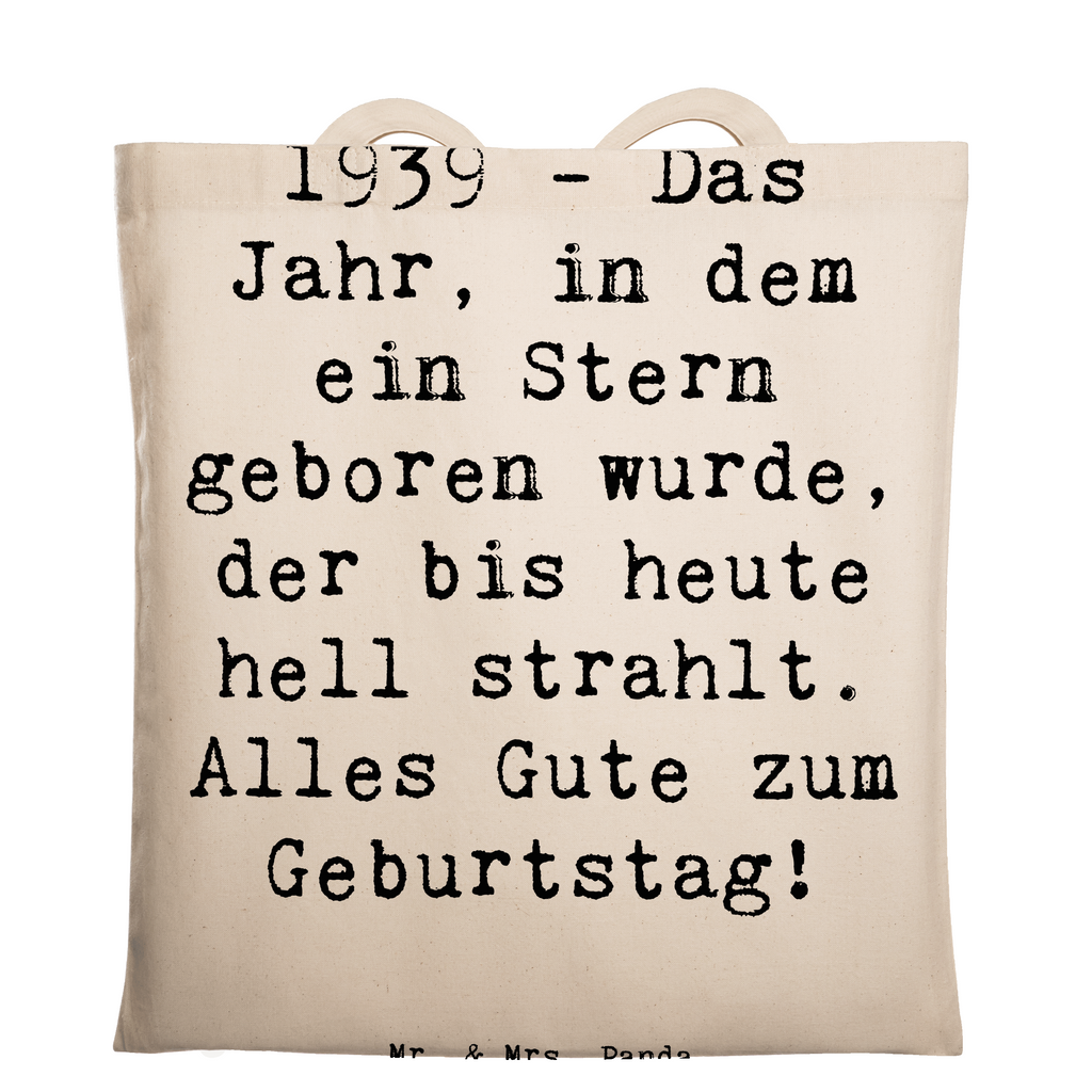 Tragetasche Spruch 1939 Geburtstag Beuteltasche, Beutel, Einkaufstasche, Jutebeutel, Stoffbeutel, Tasche, Shopper, Umhängetasche, Strandtasche, Schultertasche, Stofftasche, Tragetasche, Badetasche, Jutetasche, Einkaufstüte, Laptoptasche, Geburtstag, Geburtstagsgeschenk, Geschenk