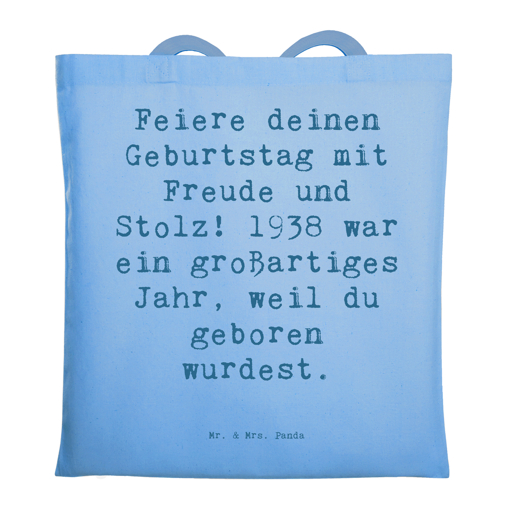 Tragetasche Spruch 1938 Geburtstag Beuteltasche, Beutel, Einkaufstasche, Jutebeutel, Stoffbeutel, Tasche, Shopper, Umhängetasche, Strandtasche, Schultertasche, Stofftasche, Tragetasche, Badetasche, Jutetasche, Einkaufstüte, Laptoptasche, Geburtstag, Geburtstagsgeschenk, Geschenk