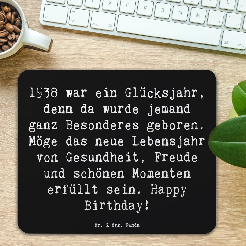 Mauspad Spruch 1938 Geburtstag Mousepad, Computer zubehör, Büroausstattung, PC Zubehör, Arbeitszimmer, Mauspad, Einzigartiges Mauspad, Designer Mauspad, Mausunterlage, Mauspad Büro, Geburtstag, Geburtstagsgeschenk, Geschenk