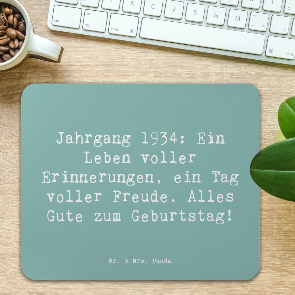 Mauspad Spruch 1934 Geburtstag Mousepad, Computer zubehör, Büroausstattung, PC Zubehör, Arbeitszimmer, Mauspad, Einzigartiges Mauspad, Designer Mauspad, Mausunterlage, Mauspad Büro, Geburtstag, Geburtstagsgeschenk, Geschenk