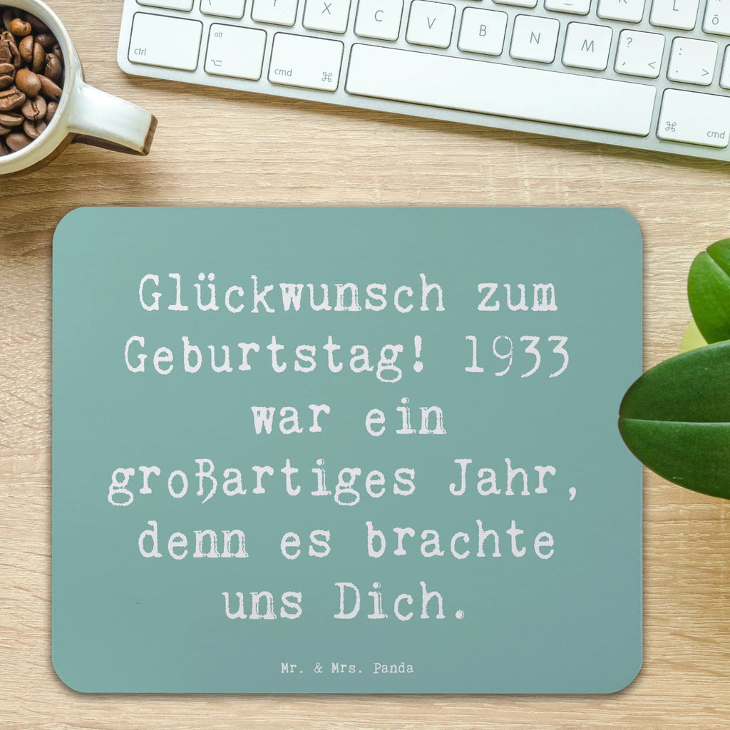 Mauspad Spruch 1933 Geburtstag Mousepad, Computer zubehör, Büroausstattung, PC Zubehör, Arbeitszimmer, Mauspad, Einzigartiges Mauspad, Designer Mauspad, Mausunterlage, Mauspad Büro, Geburtstag, Geburtstagsgeschenk, Geschenk