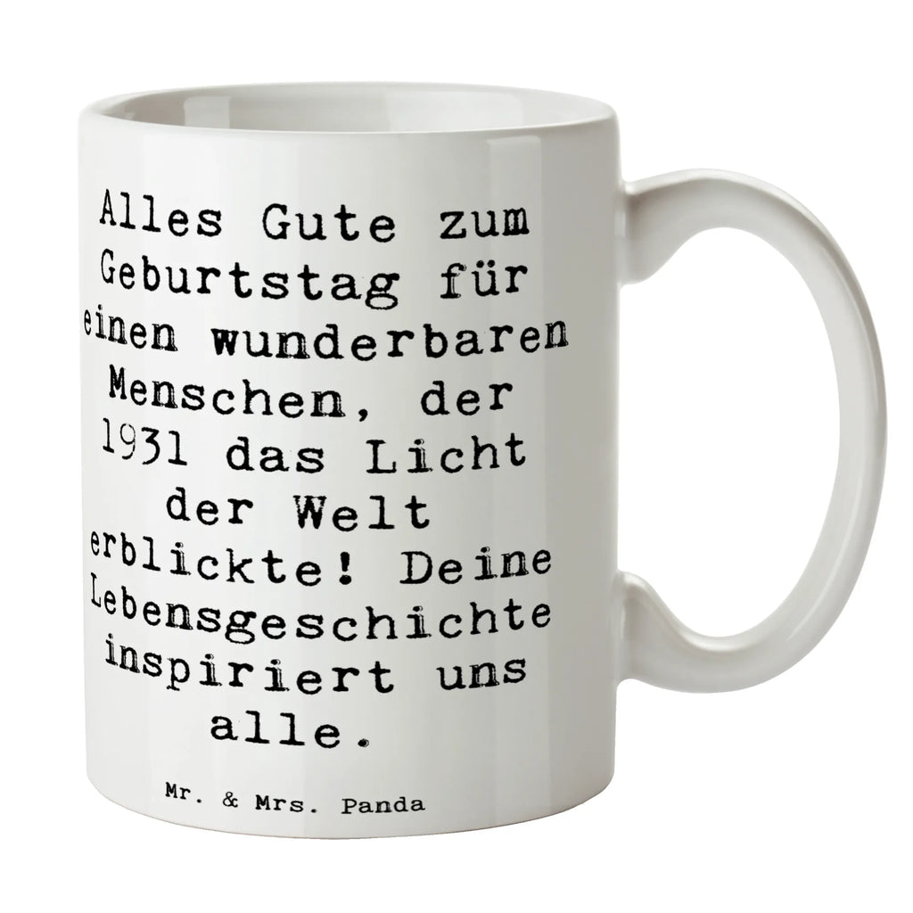 Tasse Spruch 1931 Geburtstag Tasse, Kaffeetasse, Teetasse, Becher, Kaffeebecher, Teebecher, Keramiktasse, Porzellantasse, Büro Tasse, Geschenk Tasse, Tasse Sprüche, Tasse Motive, Kaffeetassen, Tasse bedrucken, Designer Tasse, Cappuccino Tassen, Schöne Teetassen, Geburtstag, Geburtstagsgeschenk, Geschenk