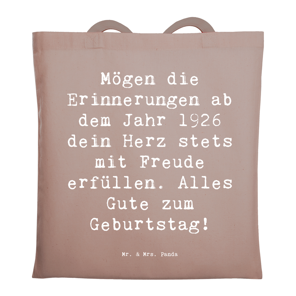 Tragetasche Spruch 1926 Geburtstag Beuteltasche, Beutel, Einkaufstasche, Jutebeutel, Stoffbeutel, Tasche, Shopper, Umhängetasche, Strandtasche, Schultertasche, Stofftasche, Tragetasche, Badetasche, Jutetasche, Einkaufstüte, Laptoptasche, Geburtstag, Geburtstagsgeschenk, Geschenk