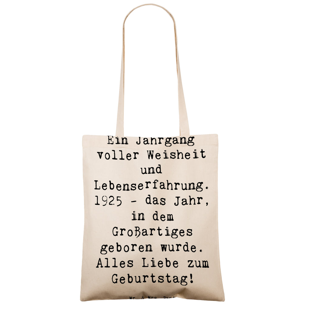 Tragetasche Spruch 1925 Geburtstag Beuteltasche, Beutel, Einkaufstasche, Jutebeutel, Stoffbeutel, Tasche, Shopper, Umhängetasche, Strandtasche, Schultertasche, Stofftasche, Tragetasche, Badetasche, Jutetasche, Einkaufstüte, Laptoptasche, Geburtstag, Geburtstagsgeschenk, Geschenk