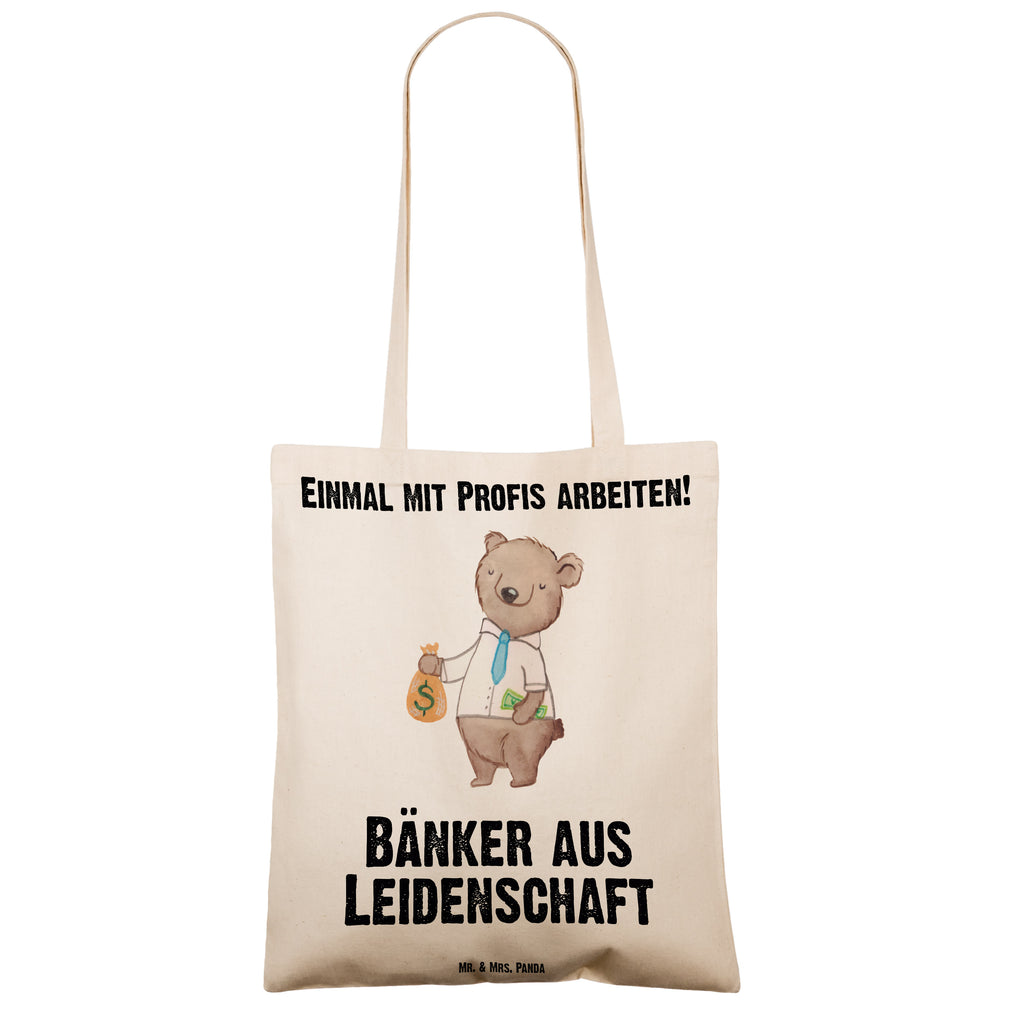 Tragetasche Bänker aus Leidenschaft Beuteltasche, Beutel, Einkaufstasche, Jutebeutel, Stoffbeutel, Tasche, Shopper, Umhängetasche, Strandtasche, Schultertasche, Stofftasche, Tragetasche, Badetasche, Jutetasche, Einkaufstüte, Laptoptasche, Beruf, Ausbildung, Jubiläum, Abschied, Rente, Kollege, Kollegin, Geschenk, Schenken, Arbeitskollege, Mitarbeiter, Firma, Danke, Dankeschön, Bänker, Bankfachmann, Bankangestellter, Bankberater