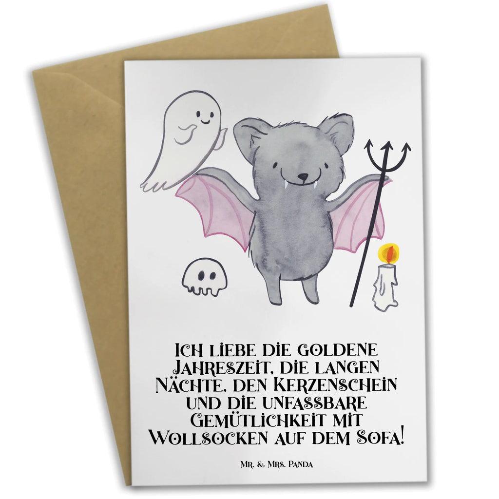 Grußkarte Herbstgemütlichkeit Halloween Grußkarte, Klappkarte, Einladungskarte, Glückwunschkarte, Hochzeitskarte, Geburtstagskarte, Karte, Ansichtskarten, Halloween, Deko, Martinssingen, Dekoration, Geschenke, Schenken