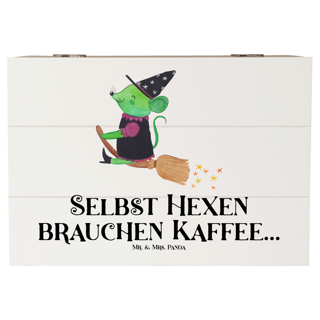 Holzkiste Halloween-Hexen Kaffee Holzkiste, Kiste, Schatzkiste, Truhe, Schatulle, XXL, Erinnerungsbox, Erinnerungskiste, Dekokiste, Aufbewahrungsbox, Geschenkbox, Geschenkdose, Halloween, Deko, Martinssingen, Dekoration, Geschenke, Schenken