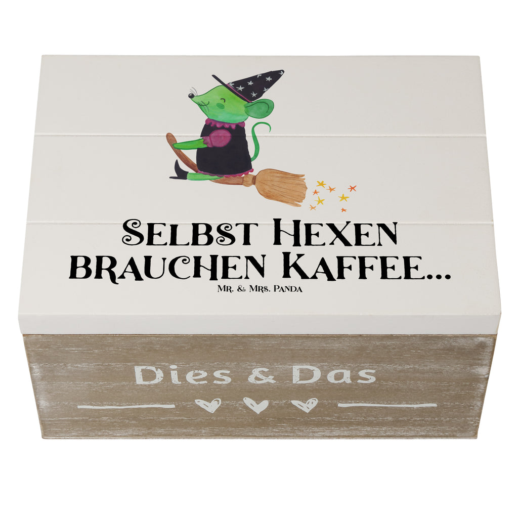 Holzkiste Halloween-Hexen Kaffee Holzkiste, Kiste, Schatzkiste, Truhe, Schatulle, XXL, Erinnerungsbox, Erinnerungskiste, Dekokiste, Aufbewahrungsbox, Geschenkbox, Geschenkdose, Halloween, Deko, Martinssingen, Dekoration, Geschenke, Schenken