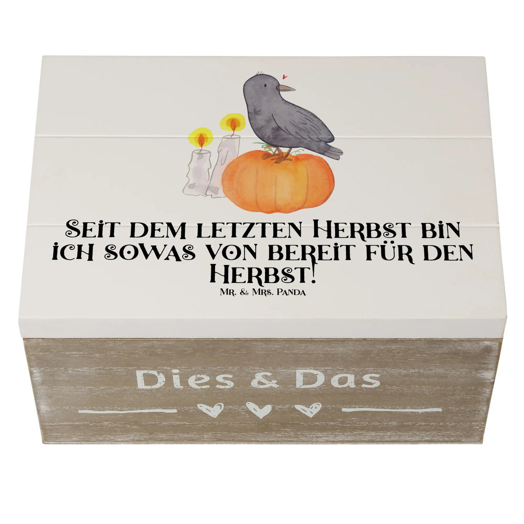 Holzkiste Herbstvorfreude Holzkiste, Kiste, Schatzkiste, Truhe, Schatulle, XXL, Erinnerungsbox, Erinnerungskiste, Dekokiste, Aufbewahrungsbox, Geschenkbox, Geschenkdose, Halloween, Deko, Martinssingen, Dekoration, Geschenke, Schenken