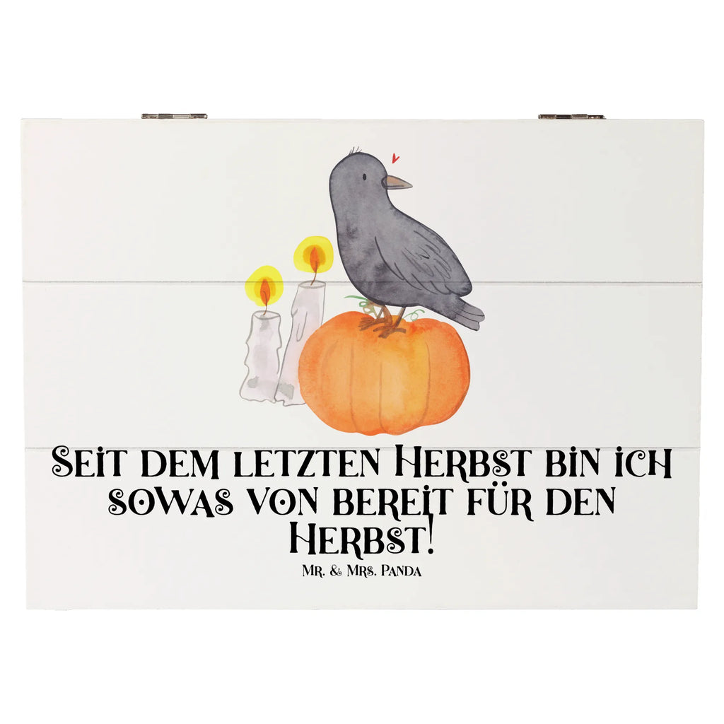 Holzkiste Herbstvorfreude Holzkiste, Kiste, Schatzkiste, Truhe, Schatulle, XXL, Erinnerungsbox, Erinnerungskiste, Dekokiste, Aufbewahrungsbox, Geschenkbox, Geschenkdose, Halloween, Deko, Martinssingen, Dekoration, Geschenke, Schenken