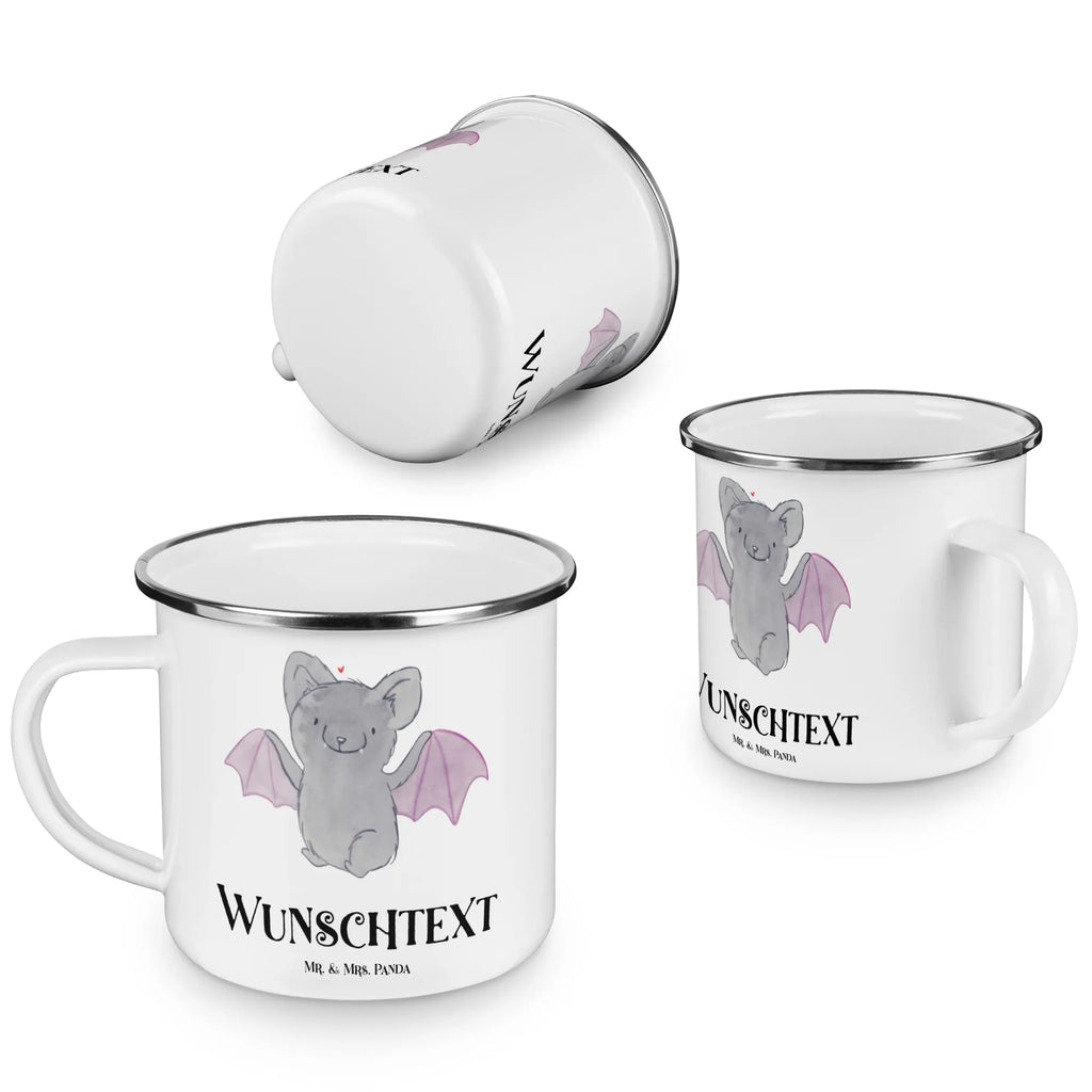 Personalisierte Emaille Tasse Fledermaus Classic Emaille Tasse personalisiert, Emaille Tasse mit Namen, Campingtasse personalisiert, Namenstasse, Campingtasse bedrucken, Campinggeschirr personalsisert, tasse mit namen, personalisierte tassen, personalisierte tasse, tasse selbst gestalten, tasse bedrucken, tassen bedrucken, Halloween, Deko, Martinssingen, Dekoration, Geschenke, Schenken