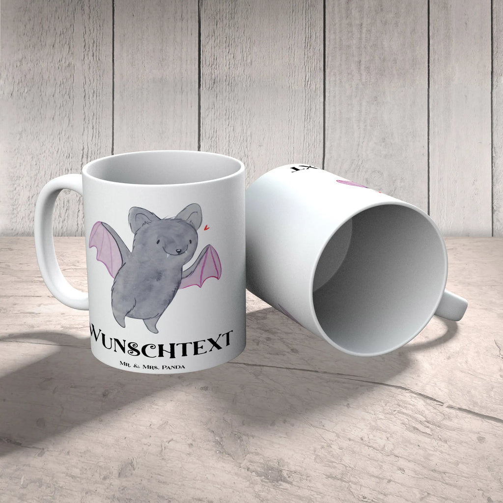 Personalisierte Tasse Fledermaus Erschrecken Personalisierte Tasse, Namenstasse, Wunschname, Personalisiert, Tasse, Namen, Drucken, Tasse mit Namen, Halloween, Deko, Martinssingen, Dekoration, Geschenke, Schenken