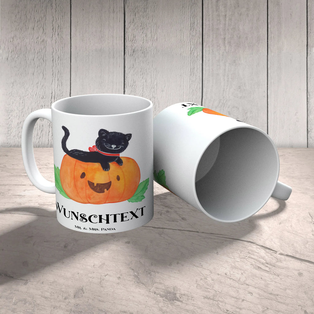 Personalisierte Tasse Schwarze Katze Personalisierte Tasse, Namenstasse, Wunschname, Personalisiert, Tasse, Namen, Drucken, Tasse mit Namen, Halloween, Deko, Martinssingen, Dekoration, Geschenke, Schenken