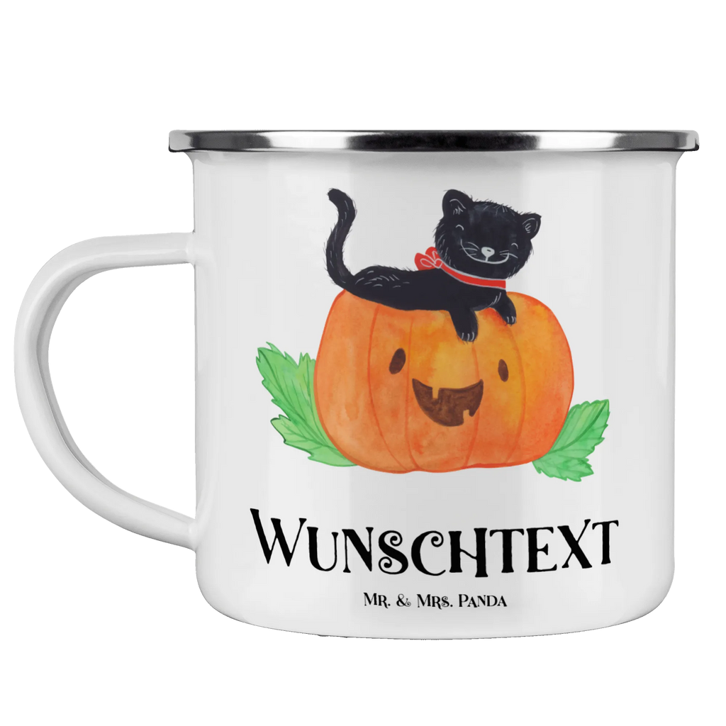 Personalisierte Emaille Tasse Schwarze Katze Emaille Tasse personalisiert, Emaille Tasse mit Namen, Campingtasse personalisiert, Namenstasse, Campingtasse bedrucken, Campinggeschirr personalsisert, tasse mit namen, personalisierte tassen, personalisierte tasse, tasse selbst gestalten, tasse bedrucken, tassen bedrucken, Halloween, Deko, Martinssingen, Dekoration, Geschenke, Schenken