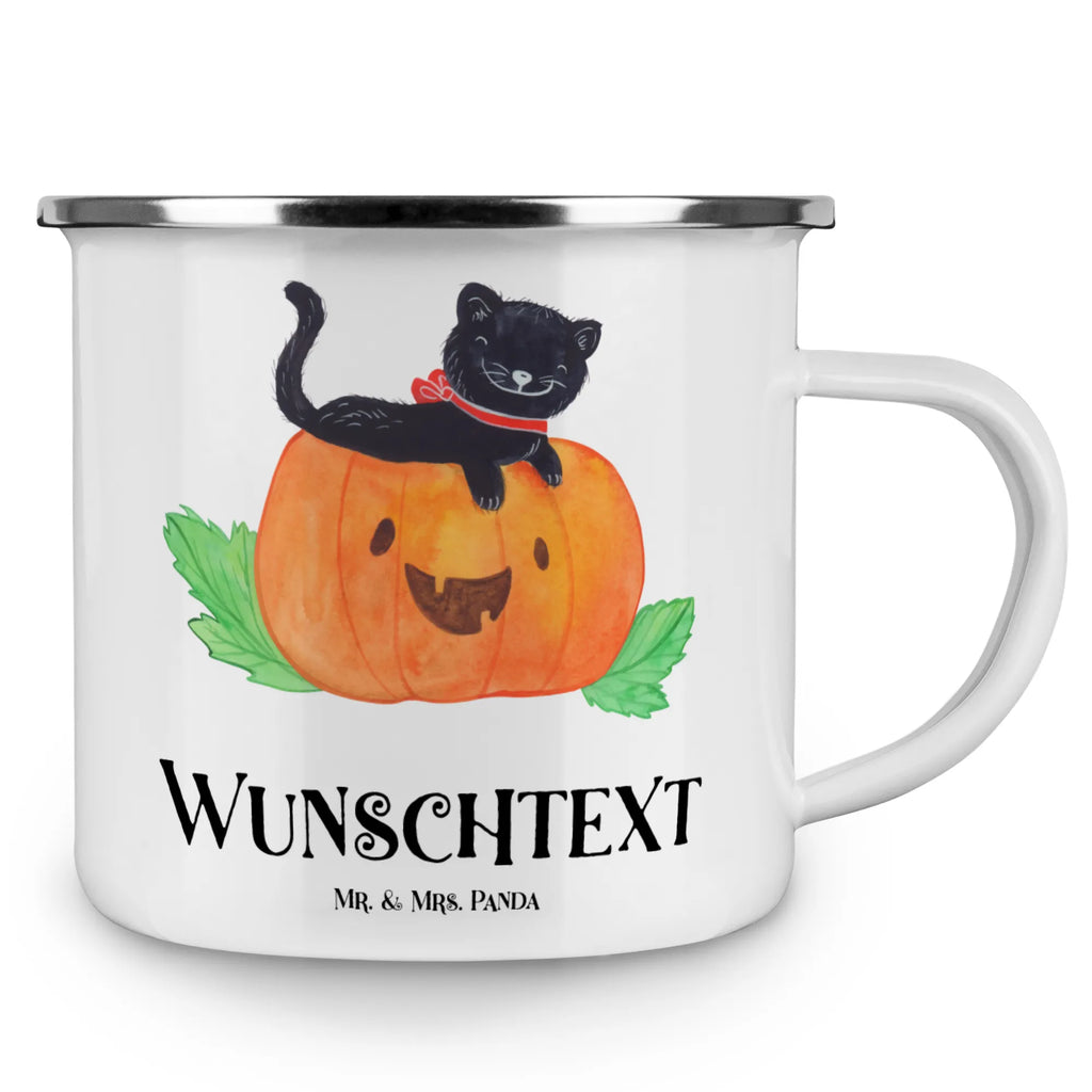 Personalisierte Emaille Tasse Schwarze Katze Emaille Tasse personalisiert, Emaille Tasse mit Namen, Campingtasse personalisiert, Namenstasse, Campingtasse bedrucken, Campinggeschirr personalsisert, tasse mit namen, personalisierte tassen, personalisierte tasse, tasse selbst gestalten, tasse bedrucken, tassen bedrucken, Halloween, Deko, Martinssingen, Dekoration, Geschenke, Schenken