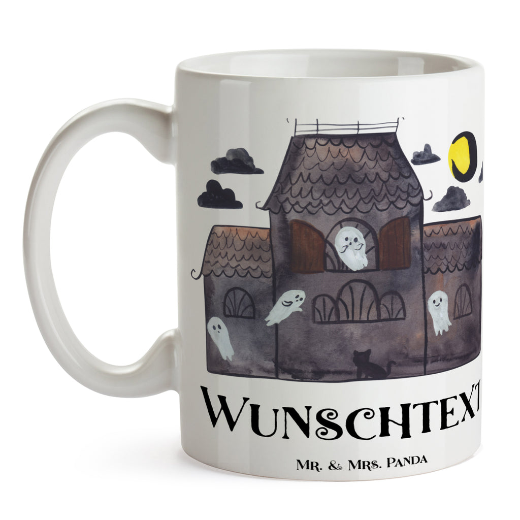 Personalisierte Tasse Geister Villa Personalisierte Tasse, Namenstasse, Wunschname, Personalisiert, Tasse, Namen, Drucken, Tasse mit Namen, Halloween, Deko, Martinssingen, Dekoration, Geschenke, Schenken