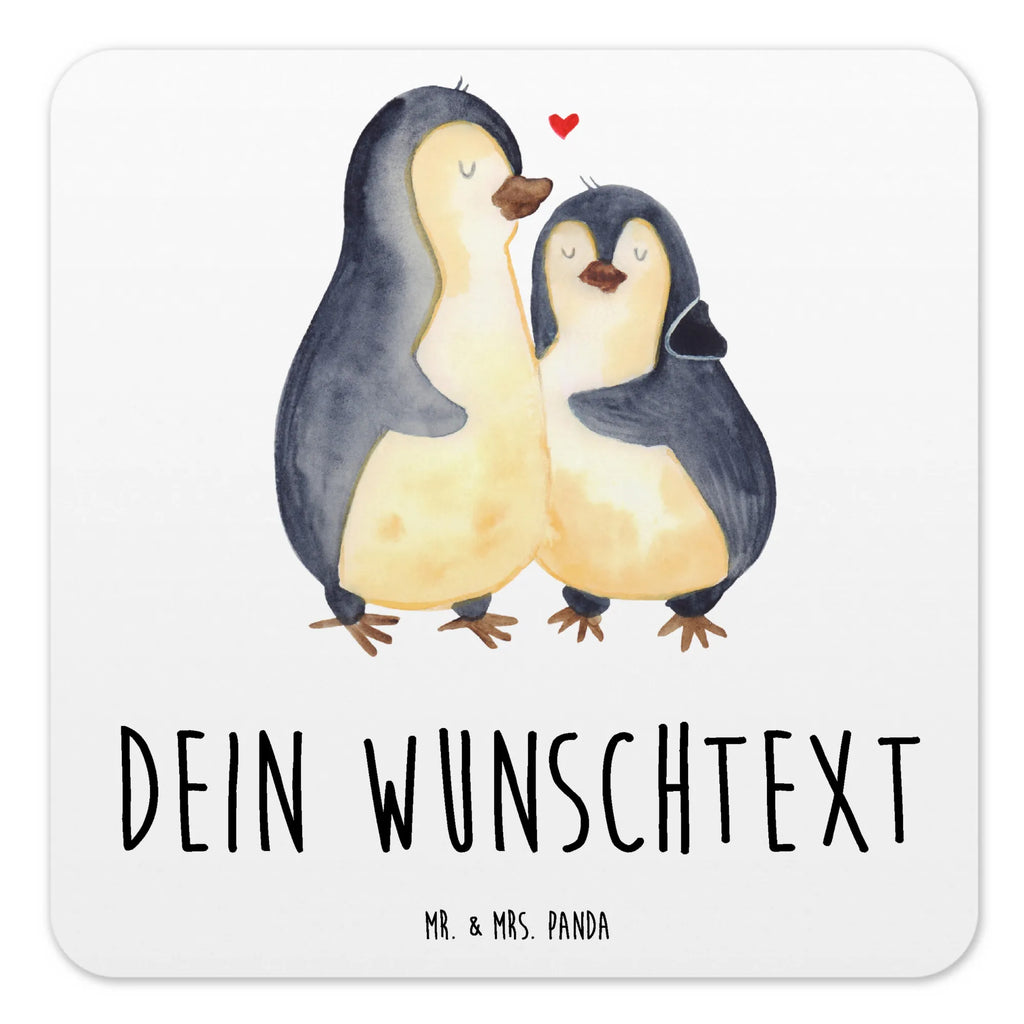 Personalisiertes Untersetzer Set Pinguin umarmen Personalisierte Untersetzer, Pinguin, Liebe, Liebespaar, Liebesbeweis, Liebesgeschenk, Verlobung, Jahrestag, Hochzeitstag, Hochzeit, Hochzeitsgeschenk