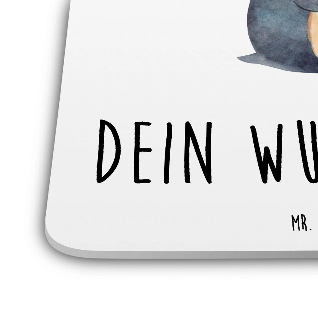 Personalisiertes Untersetzer Set Pinguin Buch Personalisierte Untersetzer, Pinguin, Pinguine, Buch, Lesen, Bücherwurm, Nichtstun, Faulenzen, Ferien, Urlaub, Freizeit