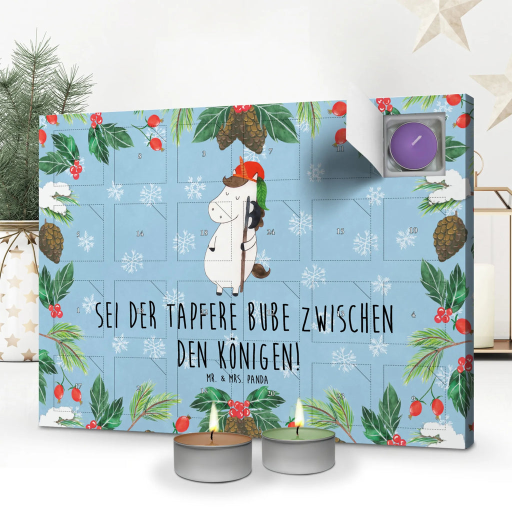 Duftkerzen Adventskalender Einhorn Junge Adventskalender, Kerzen Adventskalender, Duftkerzen Adventskalender, Einhorn, Einhörner, Einhorn Deko, Pegasus, Unicorn, Bube, Mittelalter