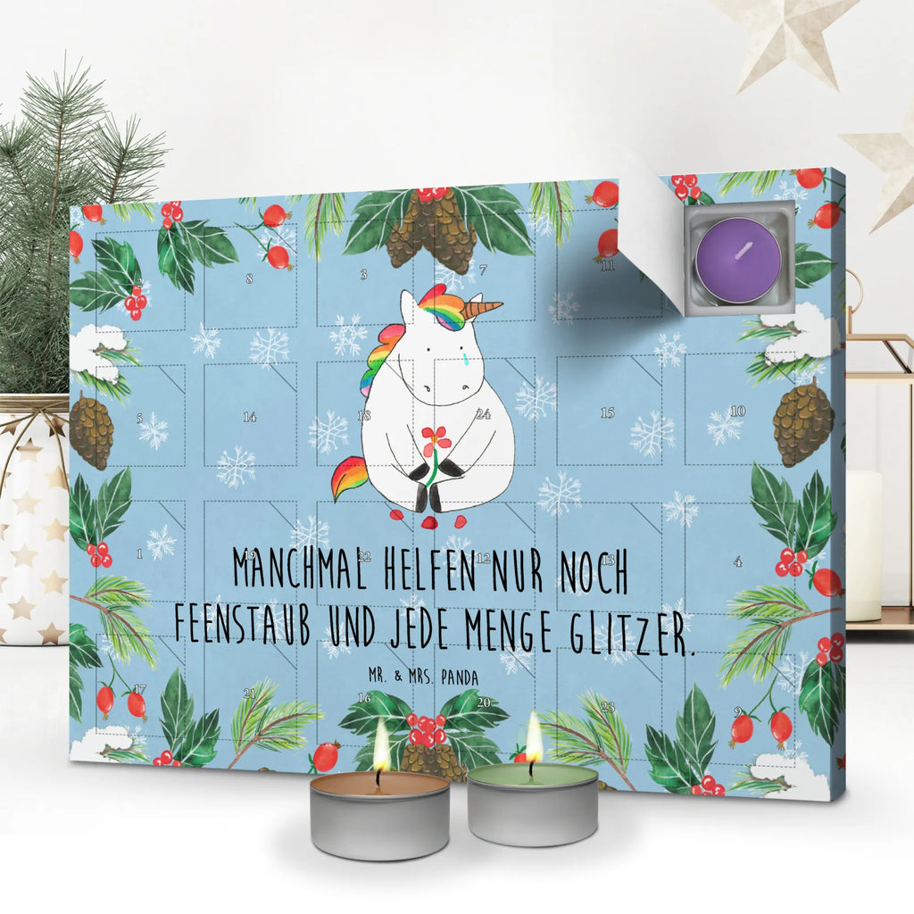 Duftkerzen Adventskalender Einhorn Traurig Adventskalender, Kerzen Adventskalender, Duftkerzen Adventskalender, Einhorn, Einhörner, Einhorn Deko, Pegasus, Unicorn, Glitzer, Trösten. Freundschaft, Freunde, Liebe, Trauer, Grußkarte, Blume