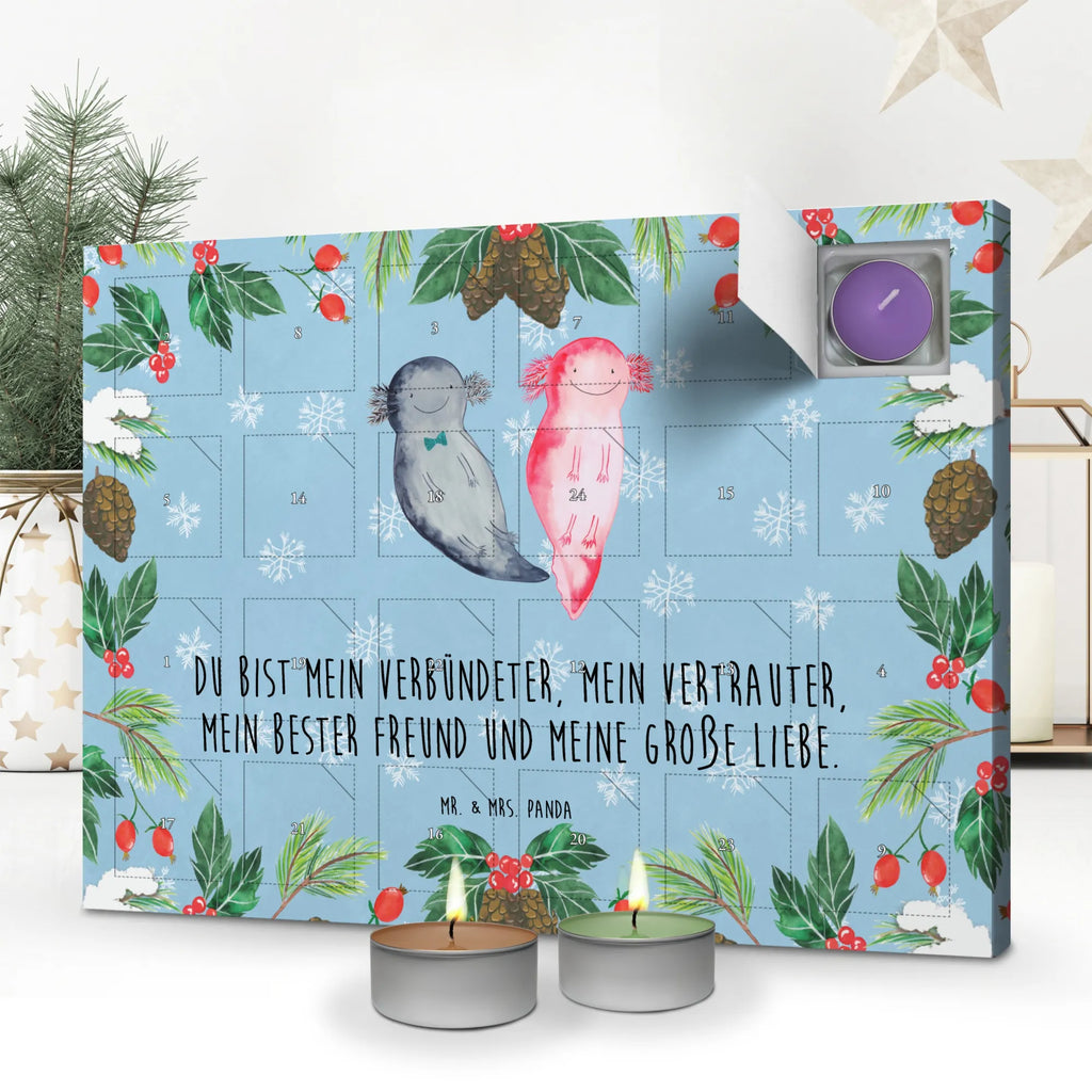 Duftkerzen Adventskalender Axolotl Freundin Adventskalender, Kerzen Adventskalender, Duftkerzen Adventskalender, Axolotl, Molch, Axolot, Schwanzlurch, Lurch, Lurche, Liebe, große Liebe, Liebesbeweis, Freund, Verlobter, Ehemann, Jahrestag, Valentinstag