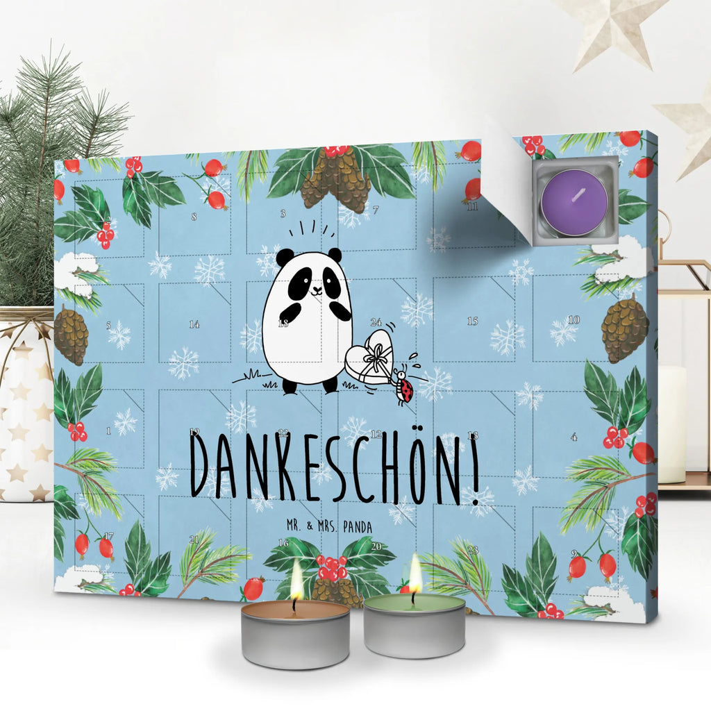 Duftkerzen Adventskalender Panda Dankeschön Adventskalender, Kerzen Adventskalender, Duftkerzen Adventskalender