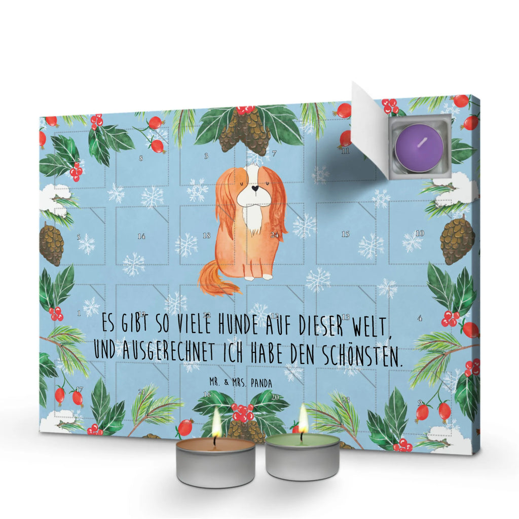 Duftkerzen Adventskalender Hund Cavalier King Charles Spaniel Adventskalender, Kerzen Adventskalender, Duftkerzen Adventskalender, Hund, Hundemotiv, Haustier, Hunderasse, Tierliebhaber, Hundebesitzer, Sprüche, Cavalier King Charles Spaniel, Cockerspaniel, Spaniel, Spruch, schönster Hund