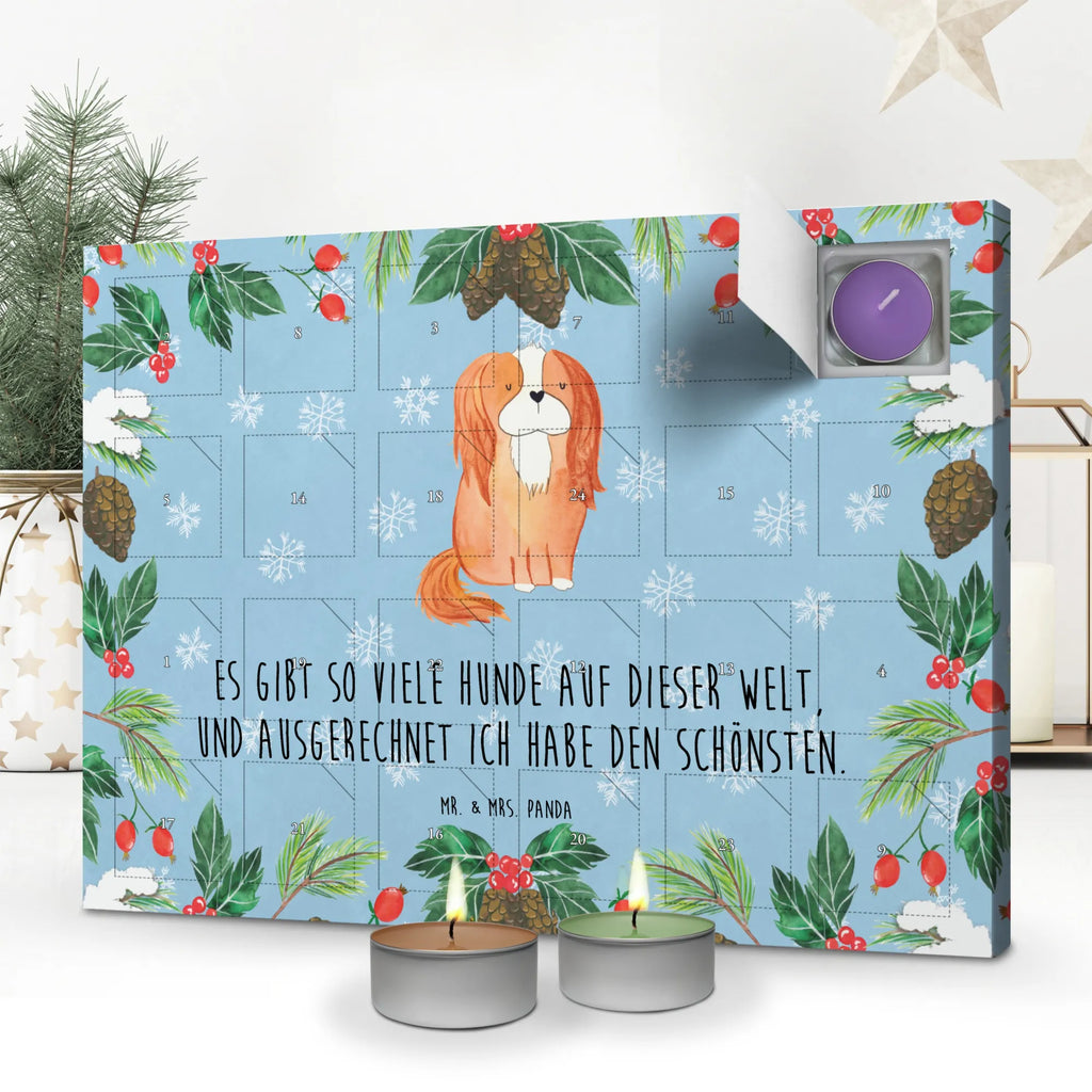 Duftkerzen Adventskalender Hund Cavalier King Charles Spaniel Adventskalender, Kerzen Adventskalender, Duftkerzen Adventskalender, Hund, Hundemotiv, Haustier, Hunderasse, Tierliebhaber, Hundebesitzer, Sprüche, Cavalier King Charles Spaniel, Cockerspaniel, Spaniel, Spruch, schönster Hund