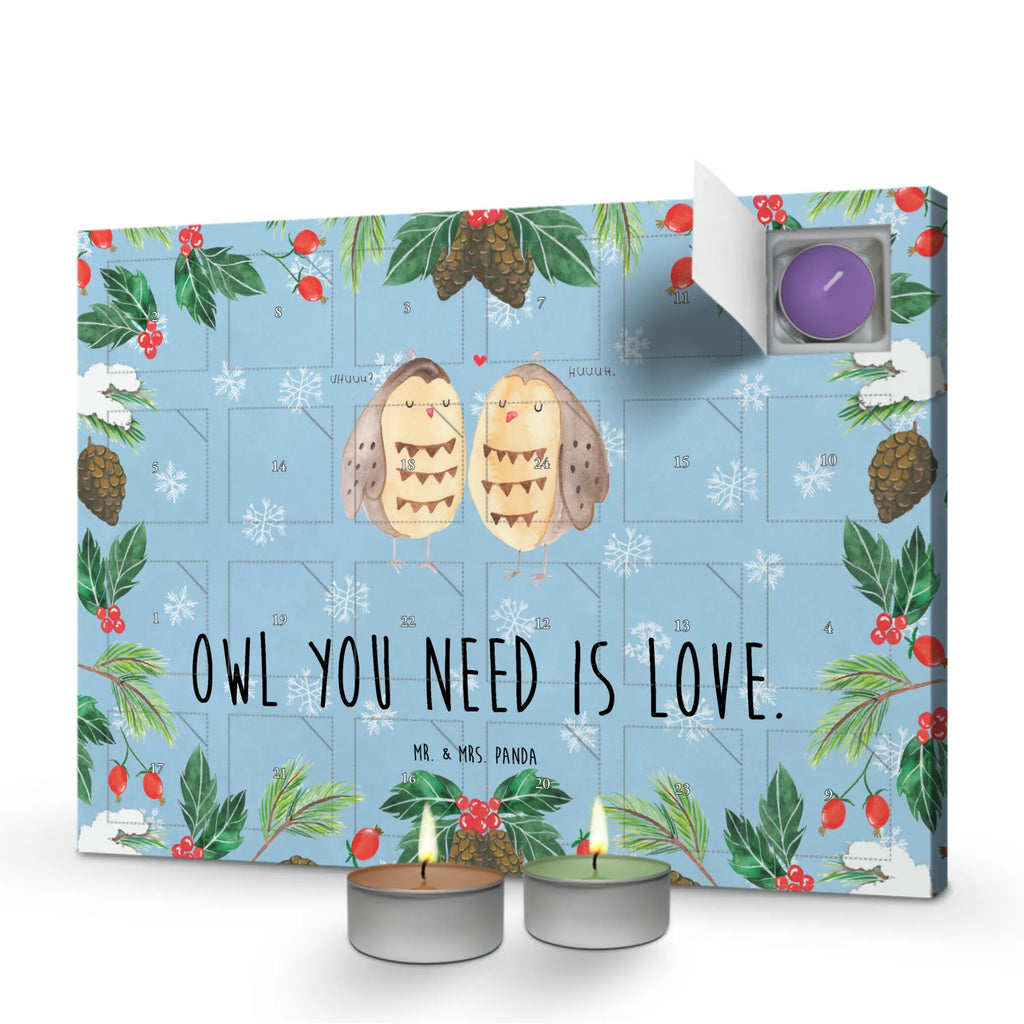 Duftkerzen Adventskalender Eulen Liebe Adventskalender, Kerzen Adventskalender, Duftkerzen Adventskalender, Eule, Eule Deko, Liebe, Hochzeit Spruch, Owl, All you need is love, Liebe Spruch, Freundin Geschenk, Freund, Wortspiel lustig