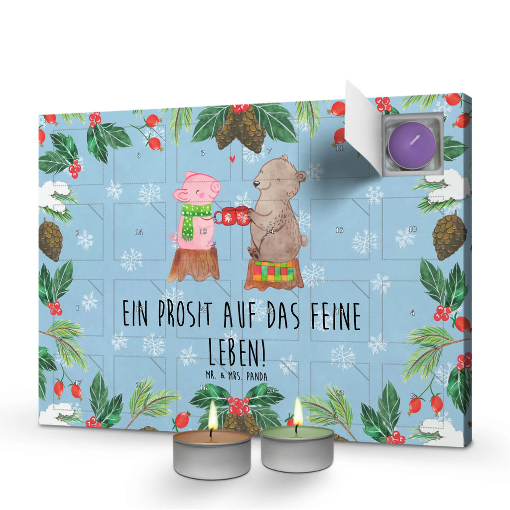 Duftkerzen Adventskalender Glühschwein Sause Adventskalender, Kerzen Adventskalender, Duftkerzen Adventskalender, Winter, Weihnachten, Weihnachtsdeko, Nikolaus, Advent, Heiligabend, Wintermotiv, Prost, Alles Gute, Weihnachtszeit, Schwein, Bär