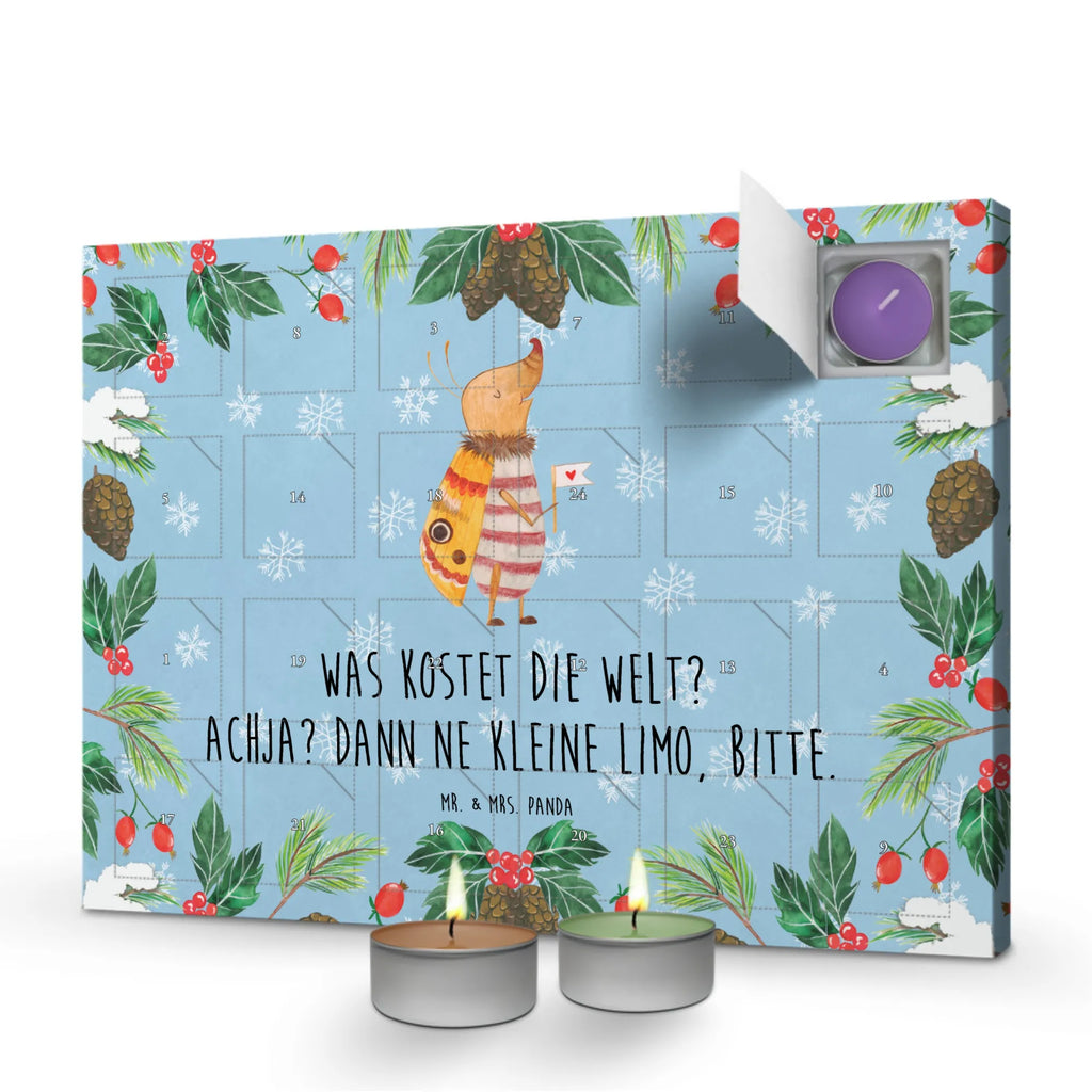 Duftkerzen Adventskalender Nachtfalter Fähnchen Adventskalender, Kerzen Adventskalender, Duftkerzen Adventskalender, Tiermotive, Gute Laune, lustige Sprüche, Tiere, Nachtfalter, Käfer, Spruch lustig, Spruch witzig, süß, niedlich, Küche Deko, Was kostet die Welt