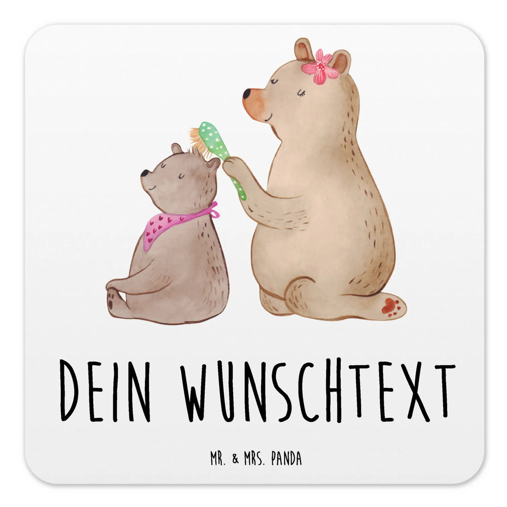 Personalisiertes Untersetzer Set Bär Kind Personalisierte Untersetzer, Familie, Vatertag, Muttertag, Bruder, Schwester, Mama, Papa, Oma, Opa, Geschenk, Mutti, Mutter