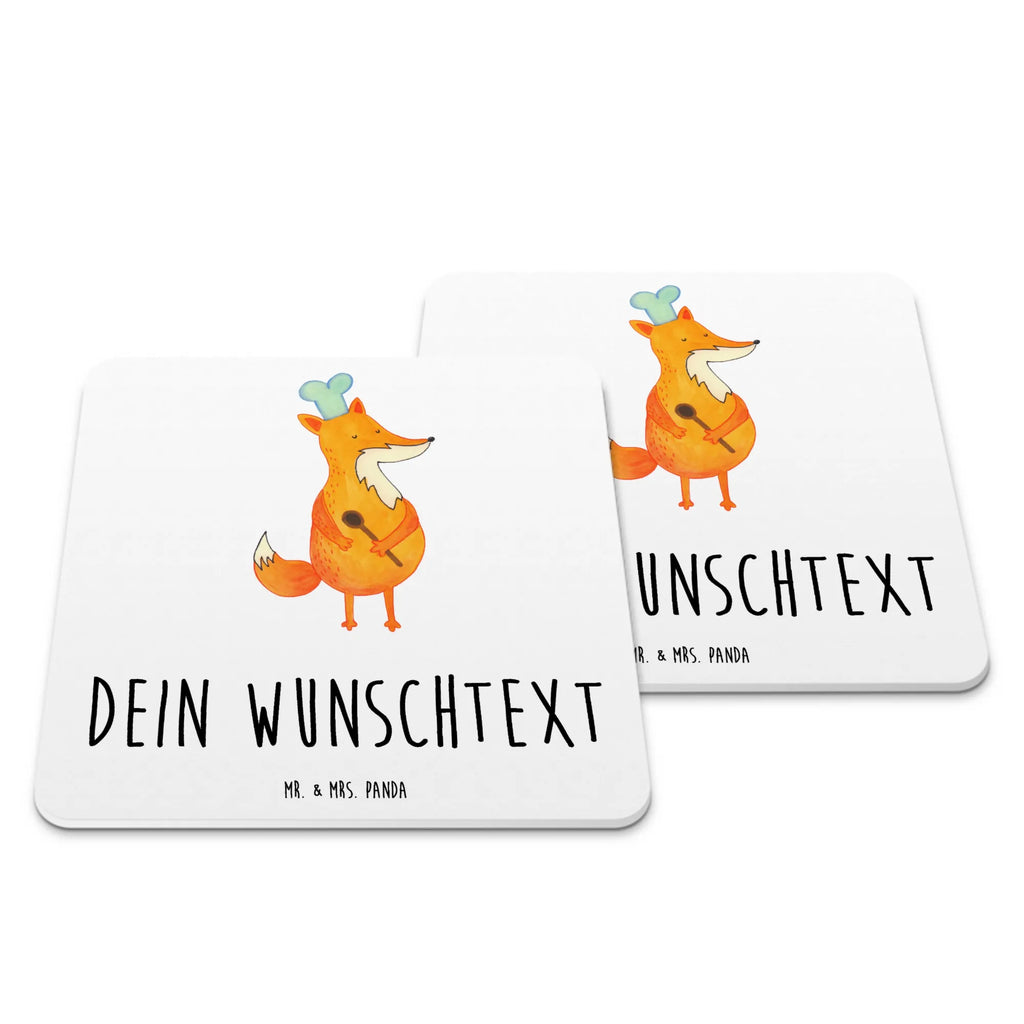 Personalisiertes Untersetzer Set Fuchs Koch Personalisierte Untersetzer, Fuchs, Füchse, Koch Geschenk, Küche Spruch, Küche Deko, Köche, Bäcker, Party Spruch, Spruch lustig, witzig