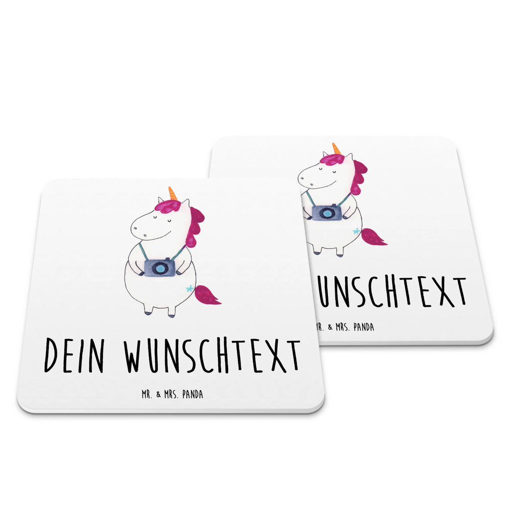 Personalisiertes Untersetzer Set Einhorn Fotograf Personalisierte Untersetzer, Einhorn, Einhörner, Einhorn Deko, Pegasus, Unicorn, Fotograf, Fotografie, Kamera, Reisen, Weltreise, Weltenbummler, Urlaub, Tourist, Kurztrip, Reise, Städtereise