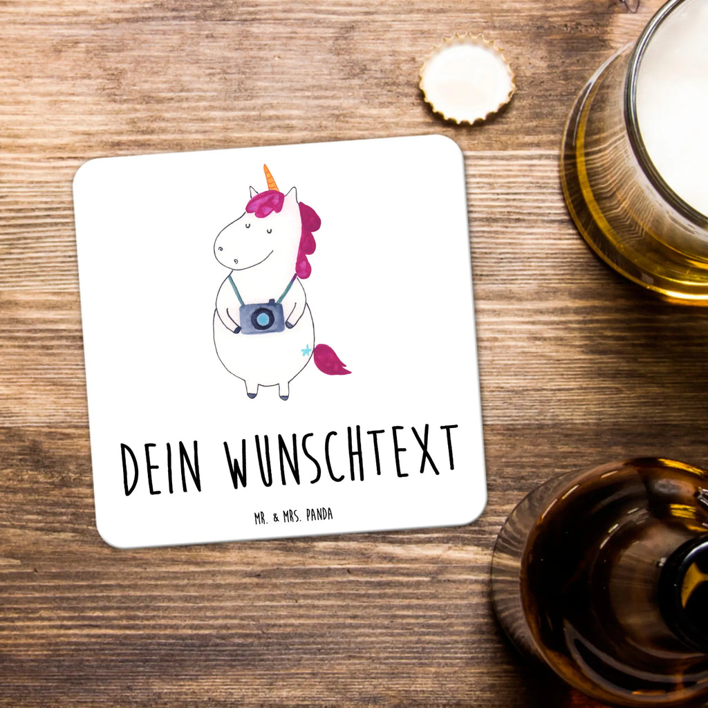 Personalisiertes Untersetzer Set Einhorn Fotograf Personalisierte Untersetzer, Einhorn, Einhörner, Einhorn Deko, Pegasus, Unicorn, Fotograf, Fotografie, Kamera, Reisen, Weltreise, Weltenbummler, Urlaub, Tourist, Kurztrip, Reise, Städtereise