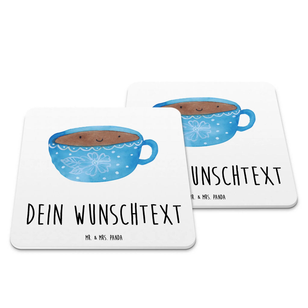 Personalisiertes Untersetzer Set Kaffee Tasse Personalisierte Untersetzer, Tiermotive, Gute Laune, lustige Sprüche, Tiere, Kaffee, Tasse, Liebe, Geschmack, Genuss, Glücklich