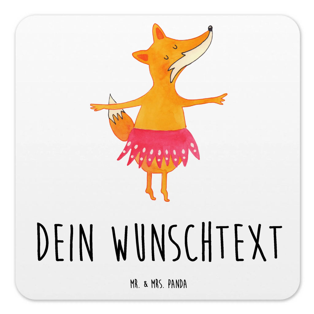 Personalisiertes Untersetzer Set Fuchs Ballerina Personalisierte Untersetzer, Fuchs, Fuchs Spruch, Füchse, Füchsin, Ballerina, Ballett, Tänzerin, Tanzen, Party, Einladung, Geburtstag