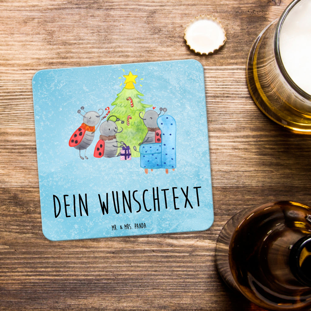 Personalisiertes Untersetzer Set Weihnachten Smörle Personalisierte Untersetzer, Winter, Weihnachten, Weihnachtsdeko, Nikolaus, Advent, Heiligabend, Wintermotiv, Weihnachtsbaum, Geschenk, Pfefferminzstange, Tannennadeln