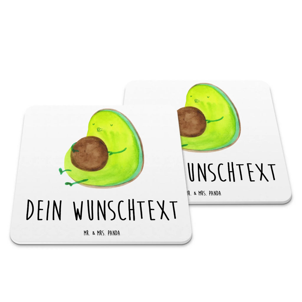 Personalisiertes Untersetzer Set Avocado Pfeifen Personalisierte Untersetzer, Avocado, Veggie, Vegan, Gesund, Diät, Abnehmen, Ernährung, dick sein