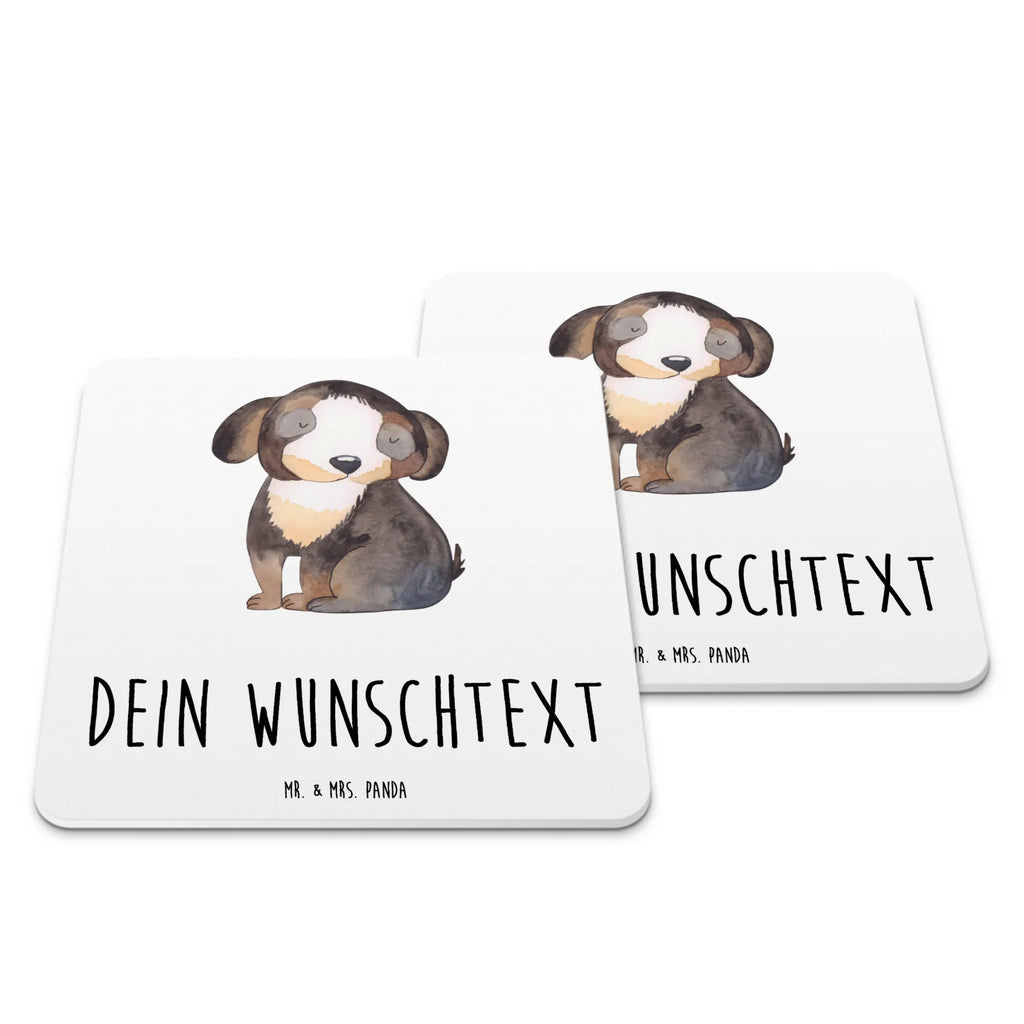 Personalisiertes Untersetzer Set Hund Entspannen Personalisierte Untersetzer, Hund, Hundemotiv, Haustier, Hunderasse, Tierliebhaber, Hundebesitzer, Sprüche, schwarzer Hund, Hundeliebe, Liebe, Hundeglück