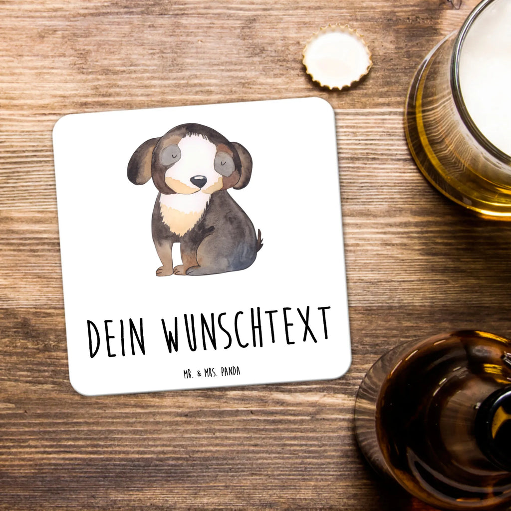 Personalisiertes Untersetzer Set Hund Entspannen Personalisierte Untersetzer, Hund, Hundemotiv, Haustier, Hunderasse, Tierliebhaber, Hundebesitzer, Sprüche, schwarzer Hund, Hundeliebe, Liebe, Hundeglück