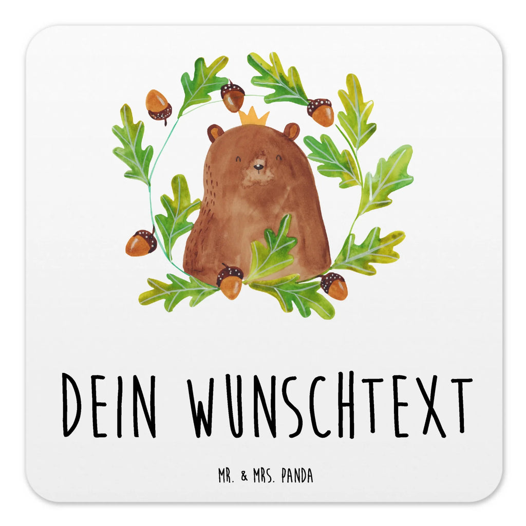 Personalisiertes Untersetzer Set Bär König Personalisierte Untersetzer, Bär, Teddy, Teddybär, Papa, Papa Bär, bester Vater, bester Papa, weltbester Papa, Vatertag, Vater, Dad, Daddy, Papi