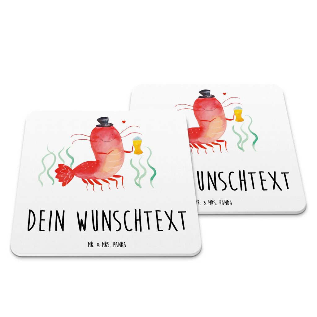 Personalisiertes Untersetzer Set Hummer Weizen Personalisierte Untersetzer, Meerestiere, Meer, Urlaub, Garnele, Garnelen, Bier, Kochen, Männerhaushalt, Junggeselle, Junggesellin, Bierliebhaber, Kneipe, Gasthaus, Wirtschaft