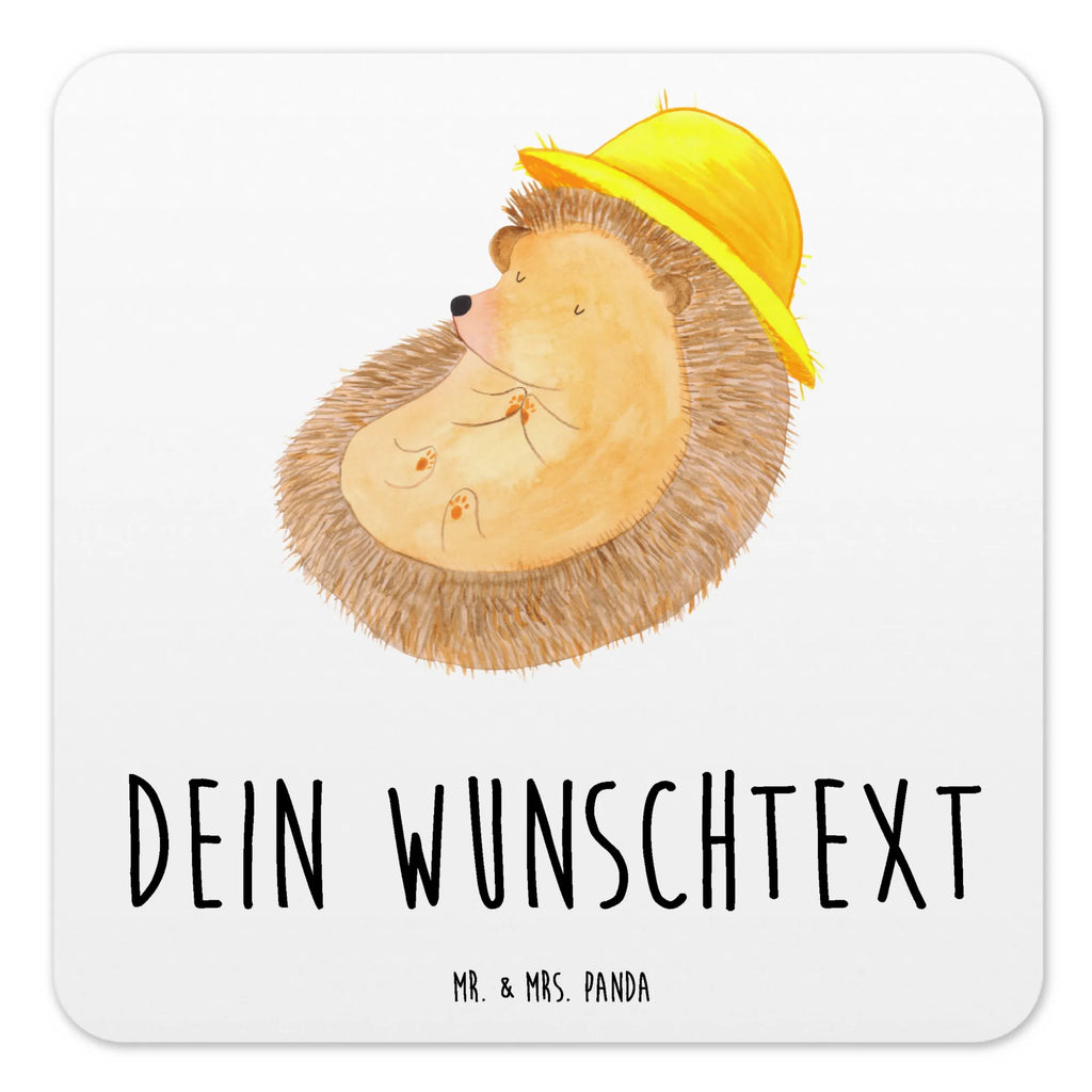 Personalisiertes Untersetzer Set Igel Beten Personalisierte Untersetzer, Tiermotive, Gute Laune, lustige Sprüche, Tiere, Igel, Igel mit Hut, Sonnenhut, Gott, Amen, beten, Leben, Dankbarkeit, Dankbar sein, dankbar, genießen