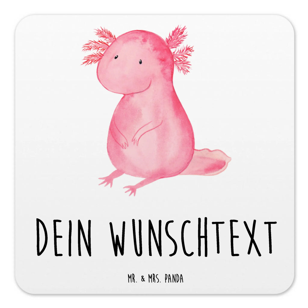 Personalisiertes Untersetzer Set Axolotl null Personalisierte Untersetzer, Axolotl, Molch, Axolot, vergnügt, fröhlich, zufrieden, Lebensstil, Weisheit, Lebensweisheit, Liebe, Freundin