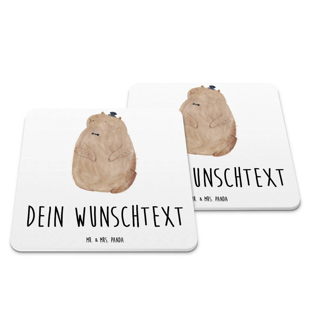 Personalisiertes Untersetzer Set Murmeltier Personalisierte Untersetzer, Tiermotive, Gute Laune, lustige Sprüche, Tiere, Murmeltier, Knigge, Fröhlichkeit, Freundlichkeit, Respekt, Anstand