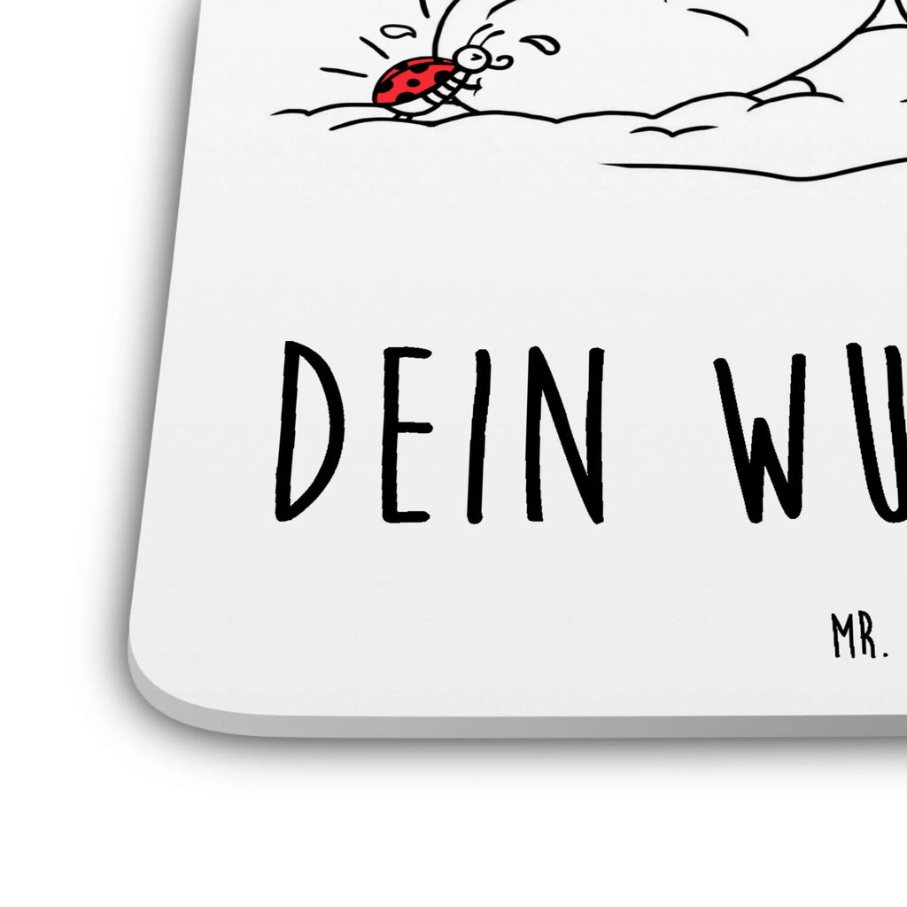 Personalisiertes Untersetzer Set Panda Weihnachten Personalisierte Untersetzer