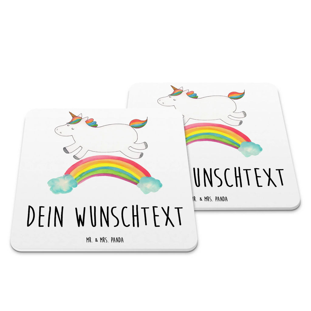 Personalisiertes Untersetzer Set Einhorn Regenbogen Personalisierte Untersetzer, Einhorn, Einhörner, Einhorn Deko, Unicorn, Regenbogen, Glitzer, Einhornpower, Erwachsenwerden, Einhornautobahn