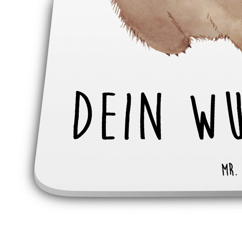 Personalisiertes Untersetzer Set Wombat Personalisierte Untersetzer, Tiermotive, Gute Laune, lustige Sprüche, Tiere, Wombat, Das Leben ist schön, Motivation, Spruch, Australien