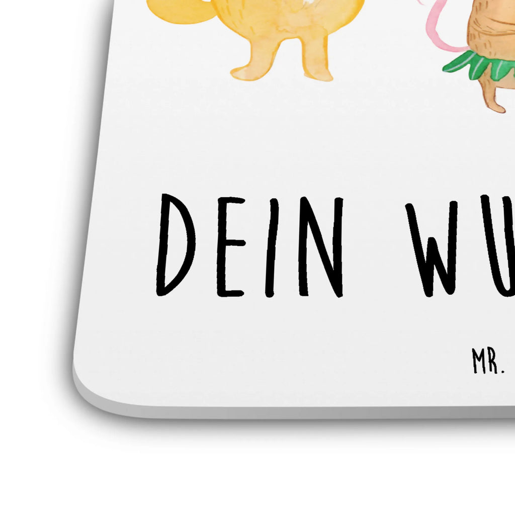 Personalisiertes Untersetzer Set Waldtiere Aloha Personalisierte Untersetzer, Tiermotive, Gute Laune, lustige Sprüche, Tiere, Wald, Waldtiere, Musik, Aloha, Bär, Hase, Igel, Tanzen, Leben, Lachen